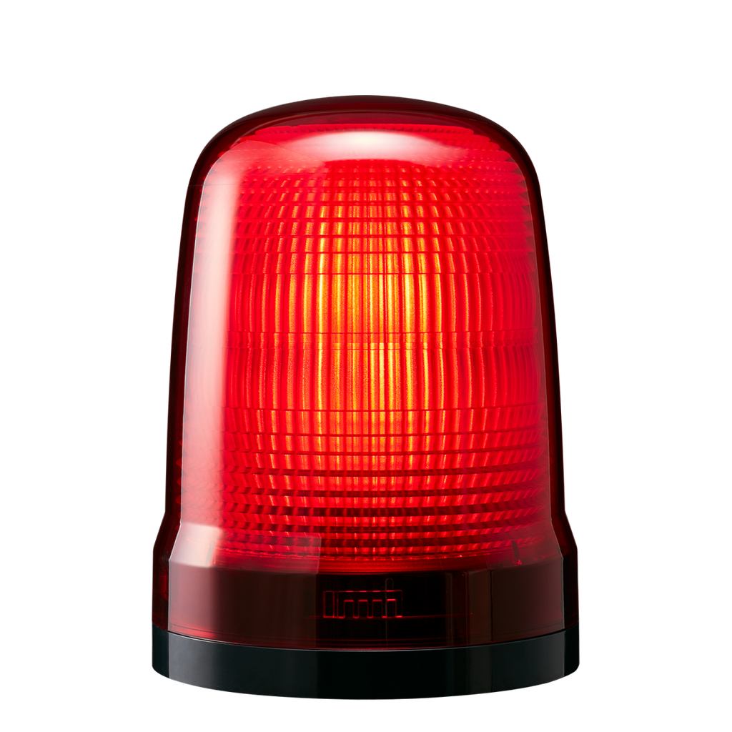 LED beacon │ IP66 │ Ø150mm │ 100-240V AC │ terminal block │ red