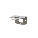 RVS bracket, wall mount, 100mm, Ø80mm