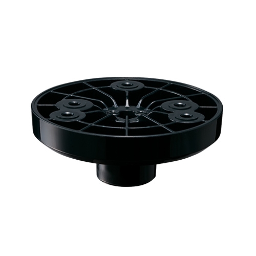 PVC base for pole mount, Ø100mm