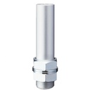 Mounting pole, aluminium, 100mm, Ø22mm, threaded