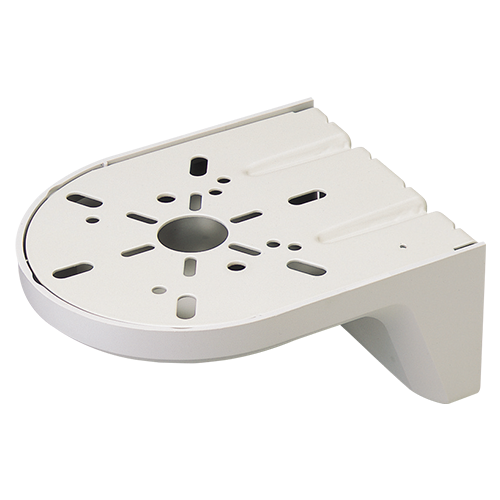 Bracket for wall mount in steel, plastic cover