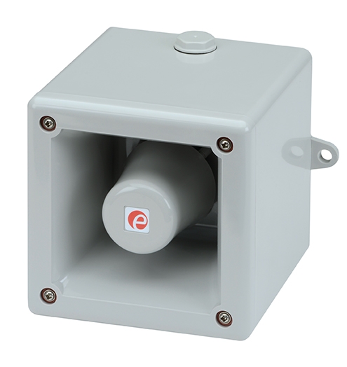 Electronic alarm horn sounder │ max. 119dB @ 1m │ 230V AC │ grey