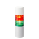 LED signal tower LR6 │ with buzzer │ direct mount │ Ø60mm │ cable │ 24V DC │ off-white │ red/green