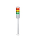 LED signal tower, Ø60mm, 24V DC, red/amber/green, circular