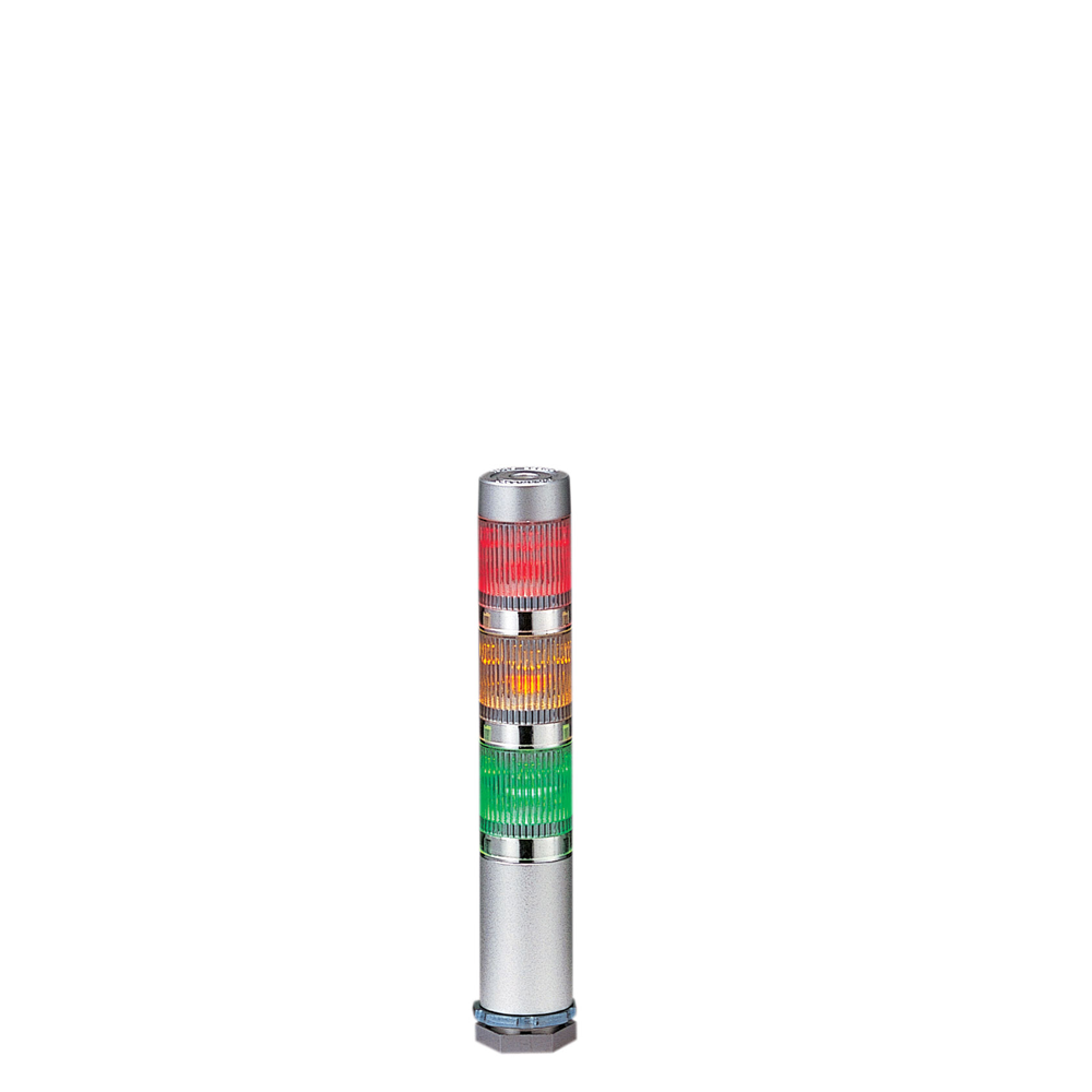 LED signal tower, Ø25mm, 24V, red/amber/green