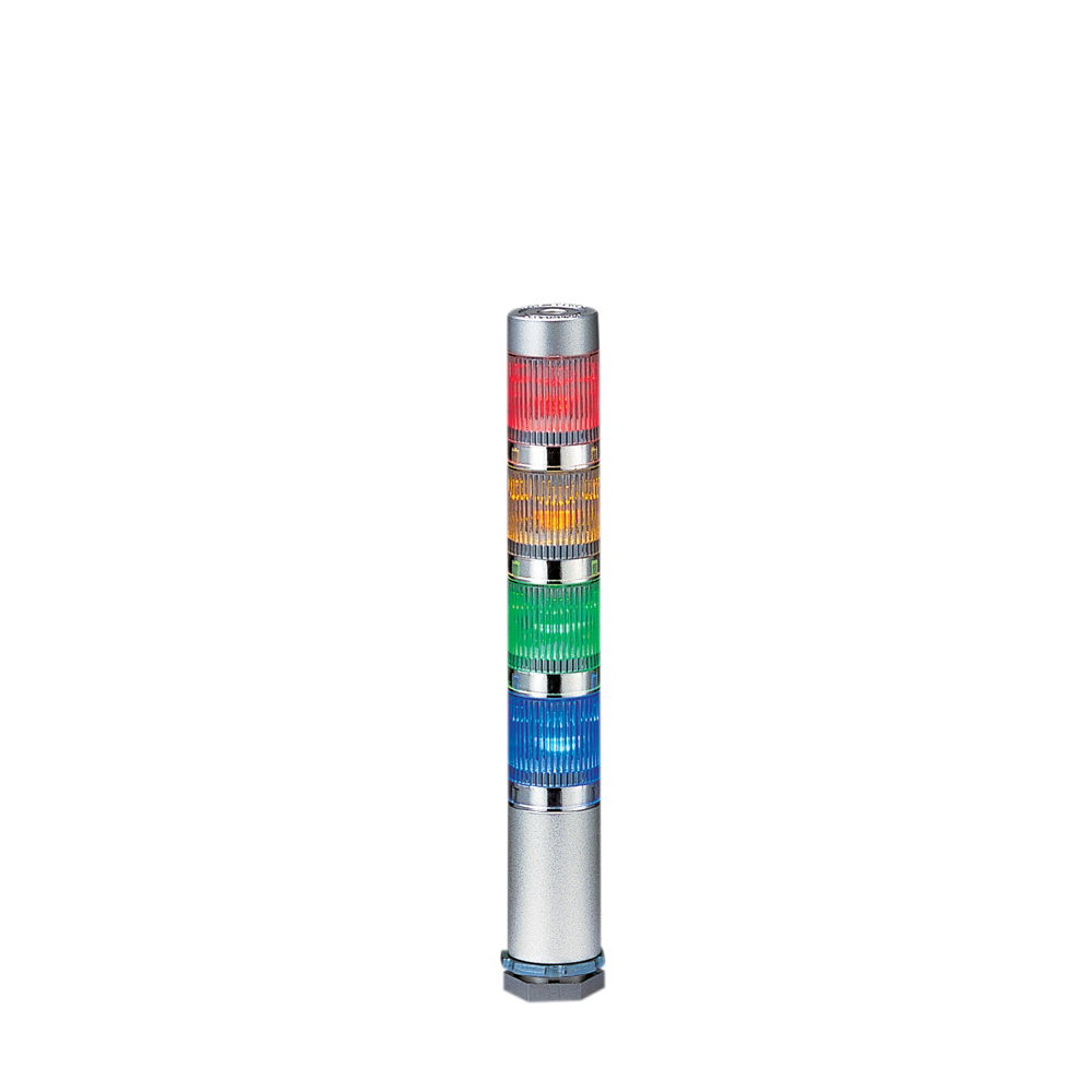 LED signal tower, Ø25mm, 24V, red/amber/green/blue