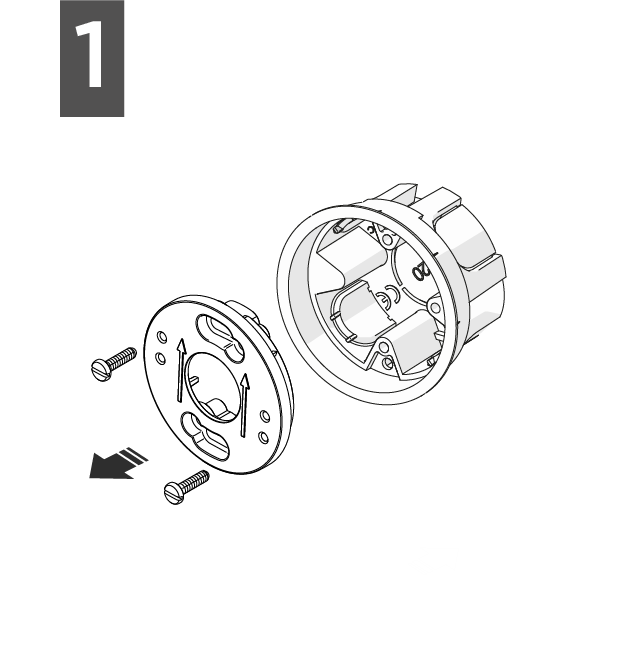 Garby/Dimbler flush box 6 pieces