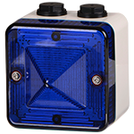 LED beacon│ 12 & 24V DC │ blue │ M20