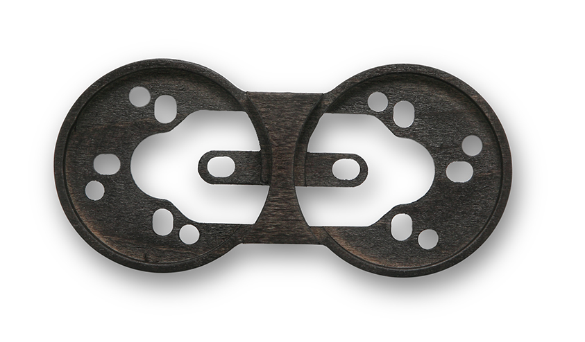 DO surface installation base 2 elements darkened beech