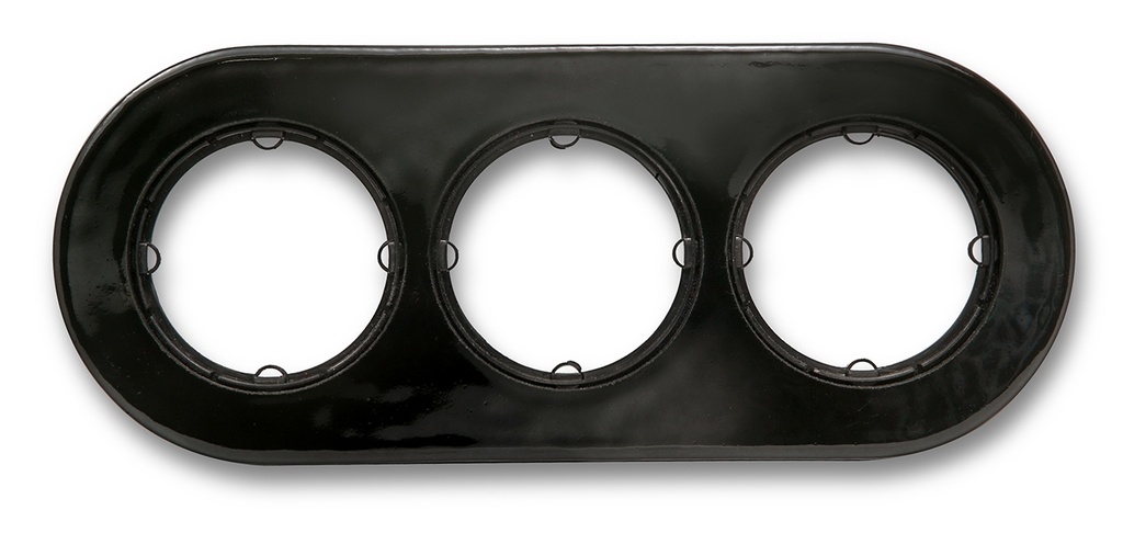 DO fitting installation frame 3 elements porcelain black