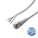 M12 connection cable | A-coded | 4-pin  | 10m | Food & Beverage