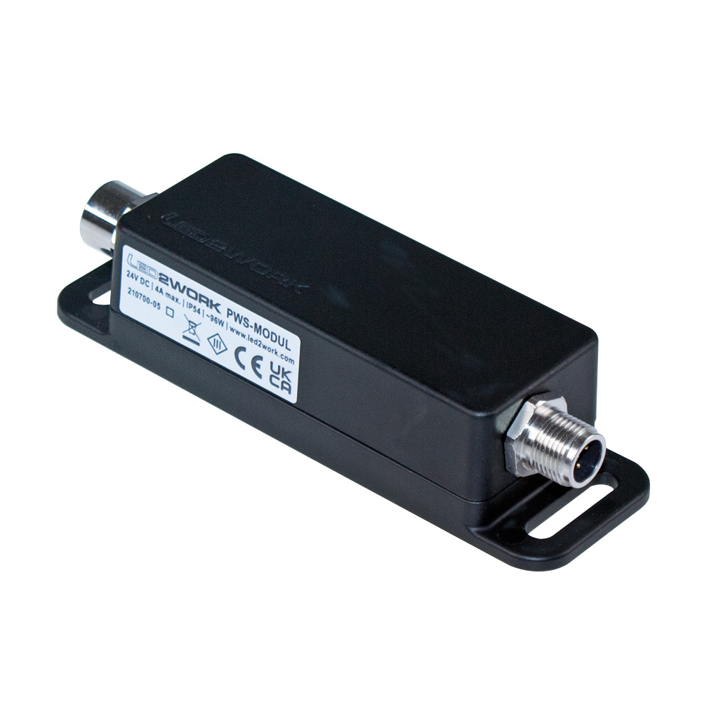 PWM dimmer | PLC control with 3 inputs | M12 in/out