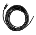 M12 A-code, PVC connection cable with open ended wires, 5-pin, 5m