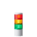 LED signal tower LR10 │ Ø100mm │ 24V DC │ red/yellow/green | M12 connector
