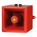 Avertisseur vocal & multi-tons │ radio │ 230V AC │ rouge