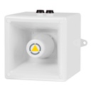 Multitoonsirene met gesproken boodschappen │ radio │ 230V AC │ wit