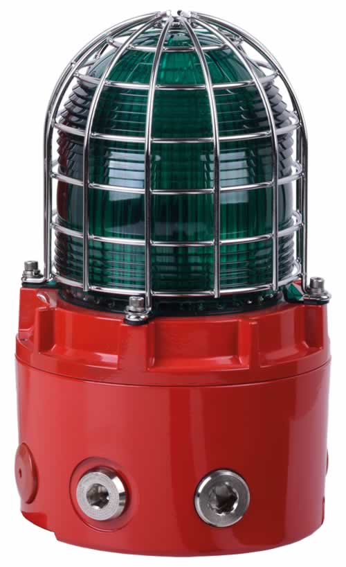 Balise Xenon | ATEX |  15J | 24V DC | vert