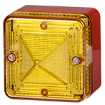 [L101LACBR/Y] LED beacon │ 48-230V AC/DC │ yellow │ back box 