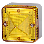 [L101LACBG/Y] Balise LED │ 48-230V AC/DC │ jaune │ back box 