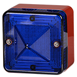 [L101XDCBR/B] Xenon beacon │ 12 & 24V DC │ blue │ back box  