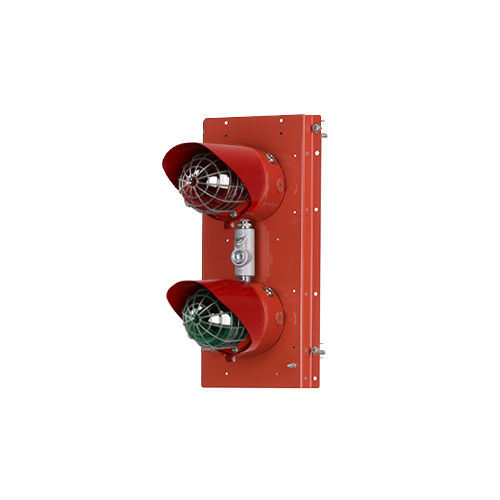 [D1xP2N25R5GDC024AB4A1R] LED traffic light | ATEX | 24V DC | red/green