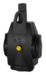 [1473692] Prolongateur triplette caoutchouc II+T 16A/250V