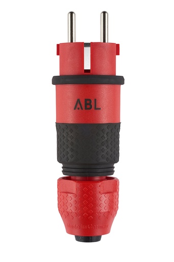 [1529140] Ultra-II stekker IP54 16A/II+A zwart/rood