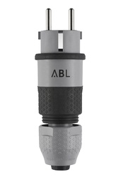 [1529160] Ultra-II plug 16A/II+A-IP54 black/grey