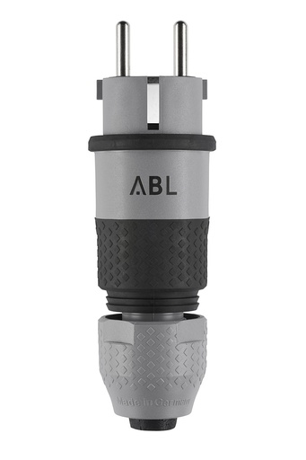 [1529160] Ultra-II plug 16A/II+A-IP54 black/grey
