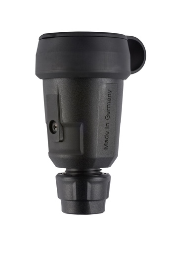 [1579202] Elamide coupling plug with child safety II+A 16A/250V black