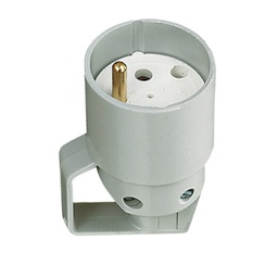[214.27] Coupling socket with ring │ II+A │ child safety │ 16A │ grey