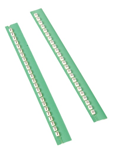 [23W09] TRASP strip white/black text "9" (24 characters)