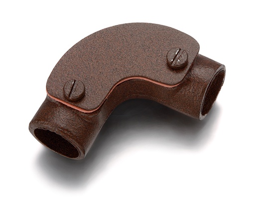 [30.120.22.2] Garby inspection elbow 20mm aged metal