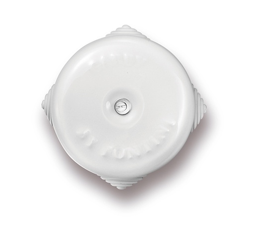 [30.399.17.2] Garby boîtier de dérivation Ø78mm porcelaine blanc