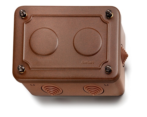[30.402.22.2] Garby boîtier de dérivation 175x125x50mm métal vieilli