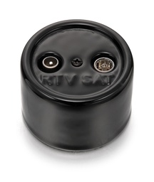 [30.709.27.2] Garby prise RTV/SAT finale porcelaine noir
