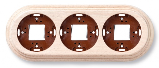 [30.803.00.2] Garby socle 3 modules hêtre sans vernis
