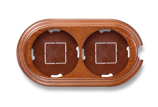 [30.822.19.2] Garby base 2 elements vertical with cable gland beech honey