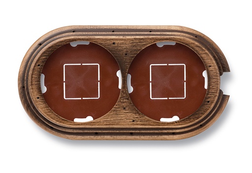 [30.822.21.2] Garby base 2 elements vertical with cable gland aged beech