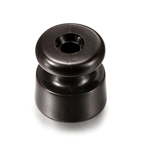 [30.913.47.2] Garby isolator porselein bruin 5 stuks