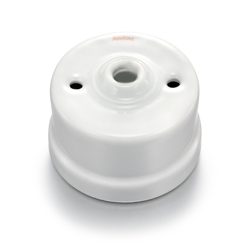 [30.927.17.2] Garby sortie de câble porcelaine blanc