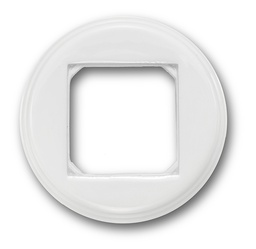 [31.821.17.2] Garby Colonial plaque de finition 1 module pour élément carré blanc porcelaine