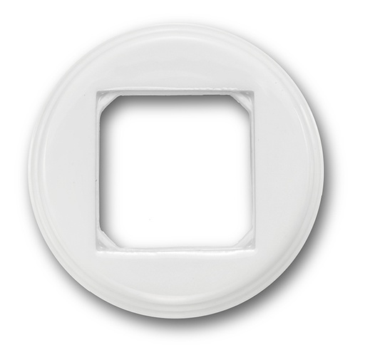 [31.821.17.2] Garby Colonial frame 1 element for square element white porcelain