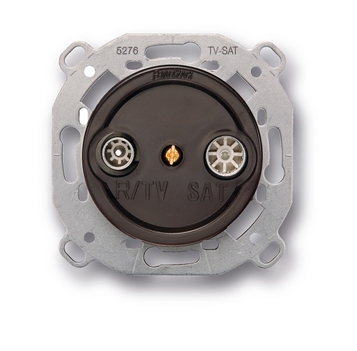 [35.712.03.2] Venezia final socket TV/SAT brown