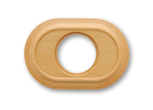 [35.801.15.2] Venezia plaque de finition oval 1 module eik