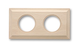 [36.812.00.2] Venezia plaque de finition carré 2 modules sans vernis
