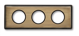 [39.803.53.2] Venezia afdekplaat 3 modules brons