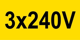 [3X240V] Sticker