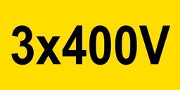 [3X400V] Sticker