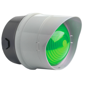 [B450TLA230B/G] Feu de signalisation à LED │ 230V AC │ vert │ ø 140mm x 177mm